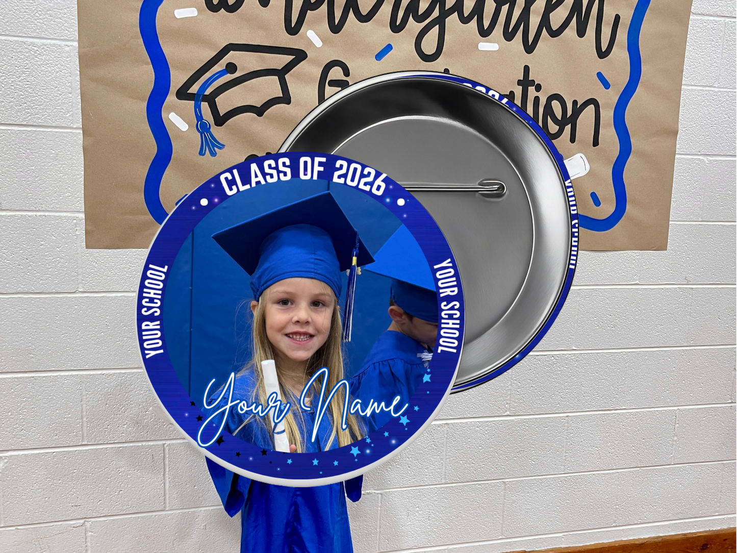 Custom Graduate Photo Pins – Keepsakes